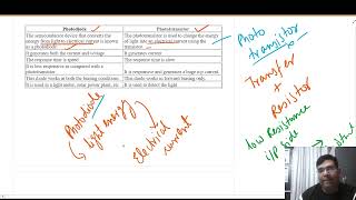 Difference between photodiode and phototransistor 16 [upl. by Navonod]