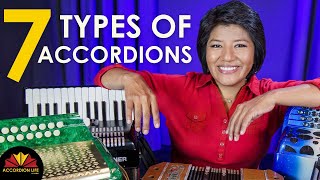 7 Most Common Types of Accordions  🎵 Accordion Life Academy 🎵 [upl. by Llenoj]