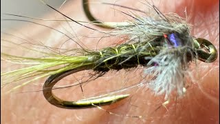 UV Olive Muskin  Catch More Trout This Summer flytying fishing flyfishing trout muskin [upl. by Suoivatnom523]