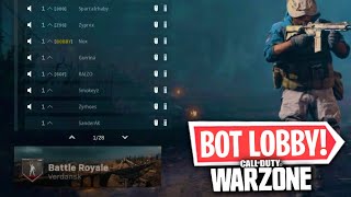 How To Get BOT LOBBIES amp Wins on Warzone EASY [upl. by Culberson]