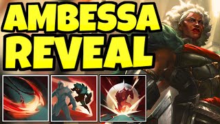 Ambessa Medarda  Full Reveal  First Gameplay [upl. by Esekram]