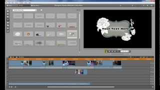 Adding Motion Titles  Pinnacle Studio Tutorial  Basic Video Editing Class [upl. by Eyr400]