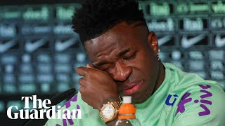 Vinícius Júnior breaks down in tears discussing racism I have to keep fighting [upl. by Leirza54]