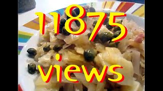 Krpice s kiselim kupusom  How to cook one of the most popular Croatian national dishes [upl. by Ahseeyt]