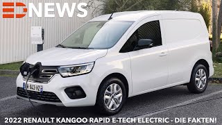 2022 Renault Kangoo Rapid ETech Electric Fakten amp technische Daten  Electric Drive News [upl. by Shewchuk]