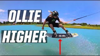 OLLIE HIGHER  HOW TO  WAKEBOARDING [upl. by Atenik180]