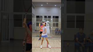 SQUASH  Tranning Tips  Squash Game Play  Squash Tips squash squashmatch youtubeshort youtube [upl. by Anairam]