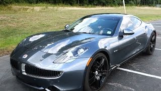 Fisker KARMA Car Review Luxury Sedan Test Drive [upl. by Kipper]