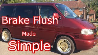 How toBrake flush on VW [upl. by Rai]