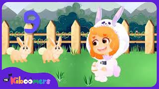 Ten Easter Bunnies  The Kiboomers Preschool Songs amp Nursery Rhymes for Counting [upl. by Root]