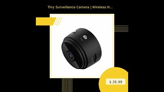 Tiny Surveillance Camera  Wireless Home security cameras [upl. by Imre]