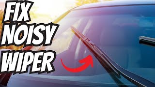 FIX Noisy Windshield Wiper Squeaks Quick amp Easy [upl. by Annabell70]