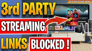 🔴WARNING 3rd Party Streaming Links are being BLOCKED [upl. by Ettelloc833]