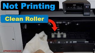 Epson ET 2720 Roller Cleaning Fix Paper Jam [upl. by Jannery913]