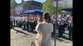 Düsseldorf Kaiserswerth am 28062024 mit dem Zapfenstreich [upl. by Akahs]