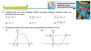 KSSM Matematik Tingkatan 4 Bab 1 praktis komprehensif no1no2 Fungsi dan persamaan kuadratik [upl. by Amii]