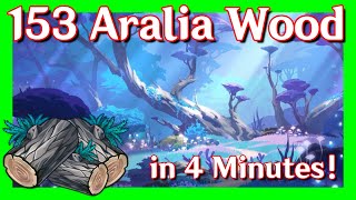 153 Aralia Wood in 4 Minutes  Genshin Impact  Material Farm  How to Farm [upl. by Rizan]