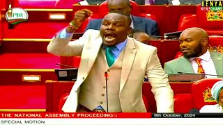 GACHAGUA WE WILL FINISH YOU TODAY Angry Osoro roars during impeachment motion debate in parliament [upl. by Turnheim]