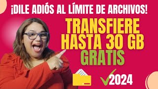 ✴️ 3 herramientas para enviar archivos GRANDES GRATIS este 2024 [upl. by Retsevlys]