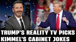 Kimmel Mocks Trumps Picks From Reality TV to Cabinet [upl. by Allayne]