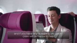 Qatar Airways Safety Video  Airbus A380 [upl. by Shererd]