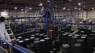 ASRS Tire Gantry Demonstration [upl. by Ibur]