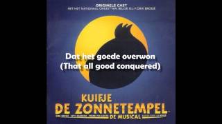 08  Kuifje de Zonnetempel  De zon Tintin Musical  English Translation [upl. by Kamal585]