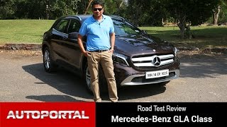 MercedesBenz GLA Class Test Drive Review  Autoportal [upl. by Katz]