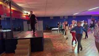 DESPACITO CUMBIA Line Dance Ira Weisburd in Hasselt Belgium [upl. by Wardle689]