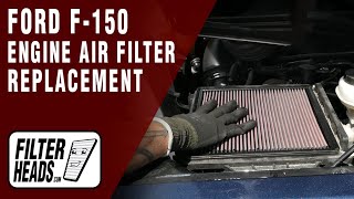 How to Replace Engine Air Filter 2020 Ford F150 V6 35L  TA35642 AF2883 [upl. by Aneleasor]