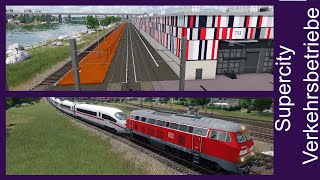 Neues ICE Werk in Supercity amp Depotfahrten  Transport Fever 2 049  Supercity Verkehr Betriebe [upl. by Shaer]