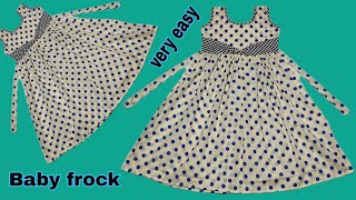 Baby frock cutting and stitching 6 to 7 year girl [upl. by Nadya]