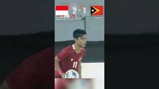 indonesia vs timor leste 💥 fifa friendly match sepakbola timnas indonesia [upl. by Matuag302]