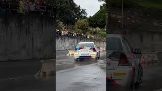 Slalom Sarria 2024 automobile rally bmw drift [upl. by Hairahcez413]