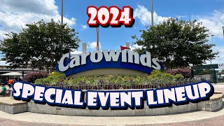 Carowinds Announces 2024 Event Lineup [upl. by Mensch656]