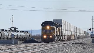 Speeding Freight Trains Compilation 4K [upl. by Llerud]