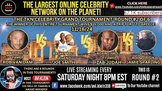 TKN Celebrity Tournament Round 2 Zab Judah Vs Rob Van Dam Vs Joe Smith Vs Jamie Sparling 111624 [upl. by Tymothy306]