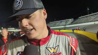 Stephen Nasse talks about the final laps of the Snowball Derby [upl. by Rosenquist]