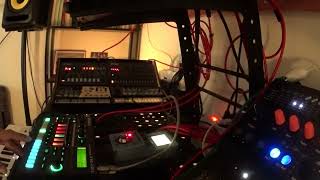 Roland S1  J6  TR6S meet The Microfreak Stellar  Summer synth live jam [upl. by Engdahl]