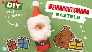 Weihnachtsmann basteln 🎅🏻✂️ [upl. by Calida]