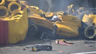 F1 Belgian GP All Crashes 20072023 [upl. by Nosyk446]