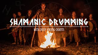 SHAMANIC DRUMMING and DEEP VIKING CHANTS • DEEP TRANCE Humming Journey for Spiritual Awakening [upl. by Nodnerb]