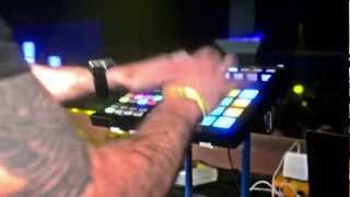 quotIncrediblequot pad drumming live on Maschine  Foundation Seattle [upl. by Ecienaj]