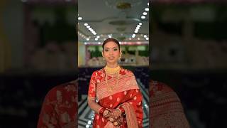 Reception reception look sabyasachi sabyasachibride bride bridal entry trending shortvideo [upl. by Emmuela542]