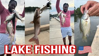 ADVENTUROUS LAKE FISHING MASSIVE CATCH  Fishing in the US [upl. by Eimma]