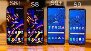 Galaxy S9 amp S9 Plus VS Galaxy S8 amp S8 Plus  Full Comparison [upl. by Aicala932]