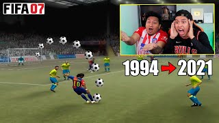 TIROS DE LARGA DISTANCIA desde FIFA 94 HASTA FIFA 21 😱 te vas a SORPRENDER [upl. by Oyam139]