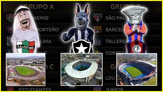 Os ESTÁDIOS e MASCOTES dos Clubes da Copa Libertadores 2024 [upl. by Niro]