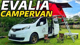 CAMPERVAN MURAH DAN BISA DISEWA LOH NISSAN EVALIA FULL REVIEW CAMPERVAN bboto [upl. by Atsed485]