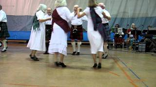 Scottish Country Dancers dancing to the Fireside Reel Set Spokane Folk Festival 2011 [upl. by Reniti]